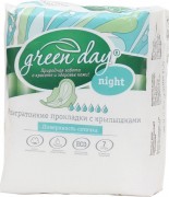 58878 Green Day Прокладки женские Ultra Night Dry 7шт - Интернет-магазин натуральной косметики "Приятные мелочи" Красноярск