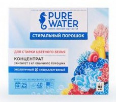 Стиральный порошок Pure Water для цветного белья (800г) - Интернет-магазин натуральной косметики "Приятные мелочи" Красноярск